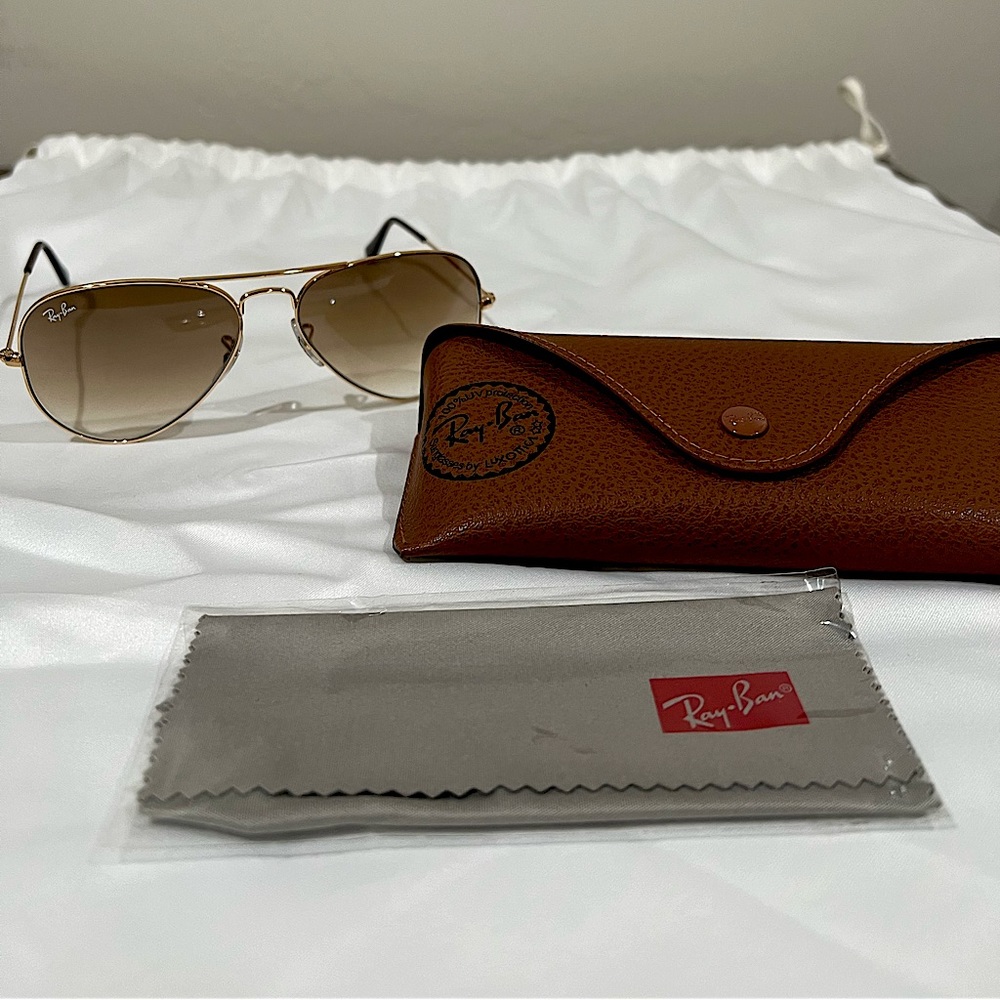 Petite Gradient Ray-ban Aviators